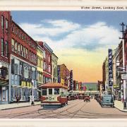 W. Water St, Looking East from N. Main St.