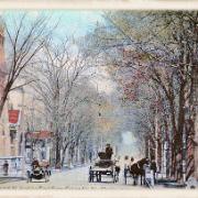 W. Church St., Looking East from Columbia St.