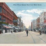 W. Water St., Looking East from N. Main St.