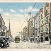 E. Water St., Looking West from near Lake St.